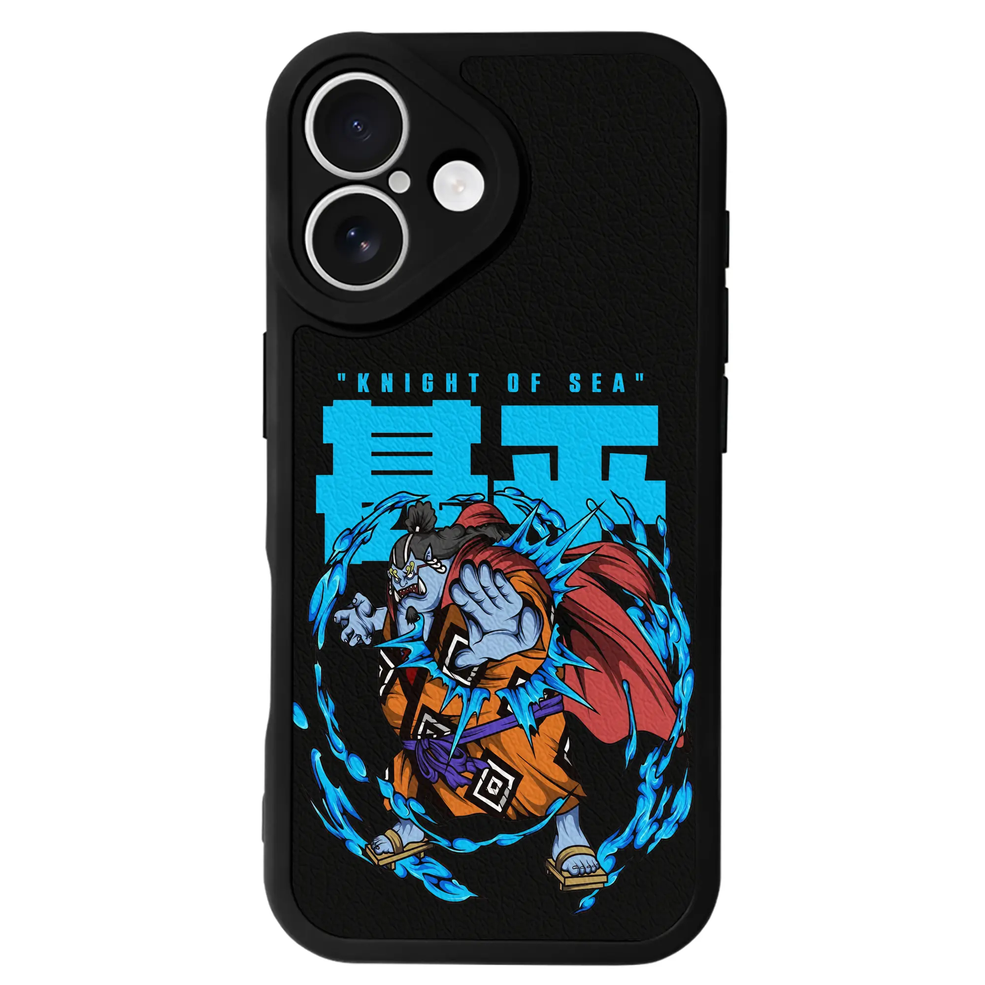 ワンピース グッズ ジンベエ - IPhone 16シリーズ対応 ・ シリコンスマホケース ・ レザー調 ・ 高精度フィット ・ 耐衝撃 ・ ワイヤレス充電対応 ・ 精密カット